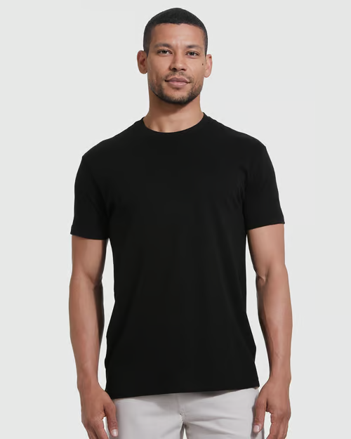 Black Crew Neck T-Shirt